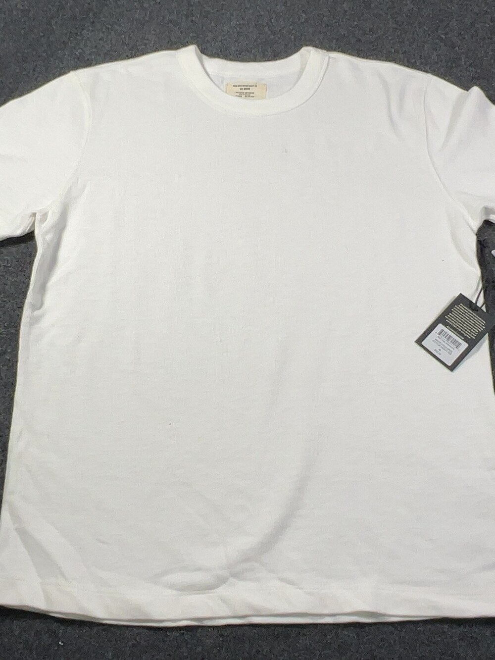 Buck Mason White Field-Spec Cotton Heavy Tee Mens Sz Medium NWI Msrp62 [MD14]